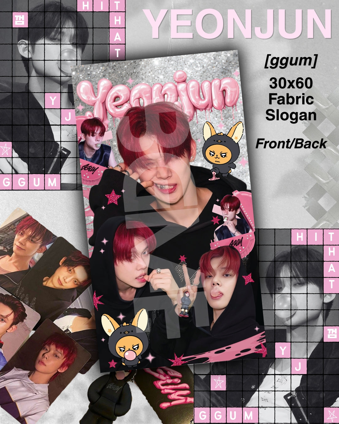 YEONJUN Fabric Slogan