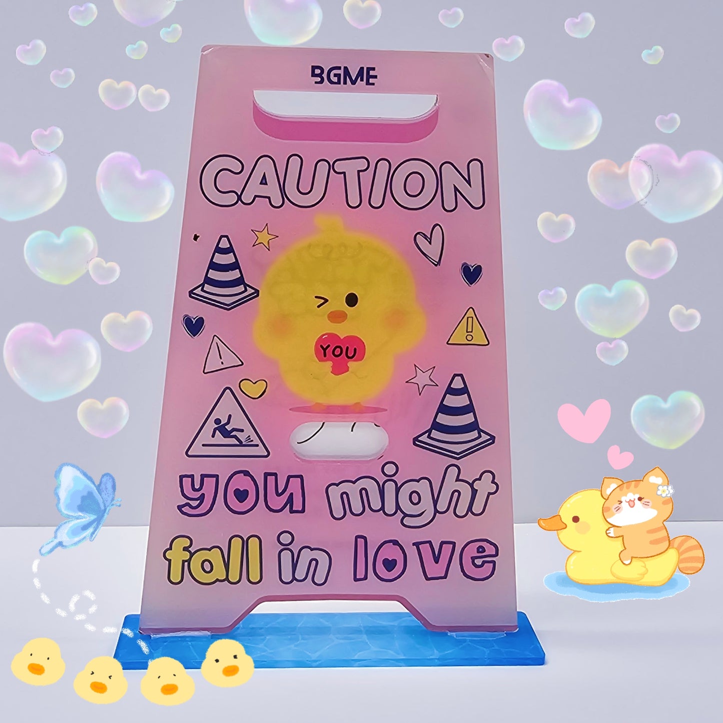 Caution PC Holder & Standee