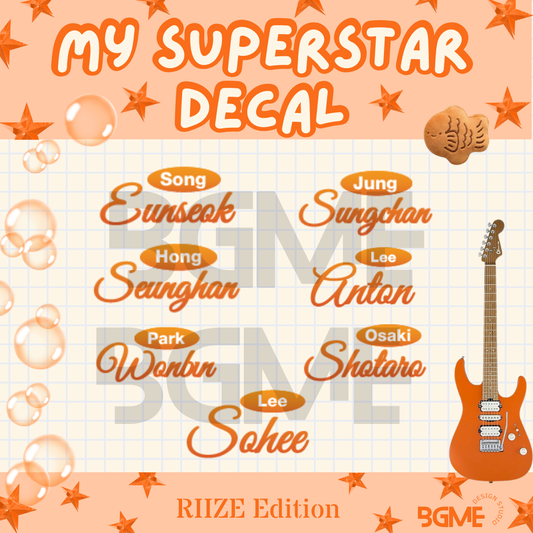RIIZE Lightsick Decal