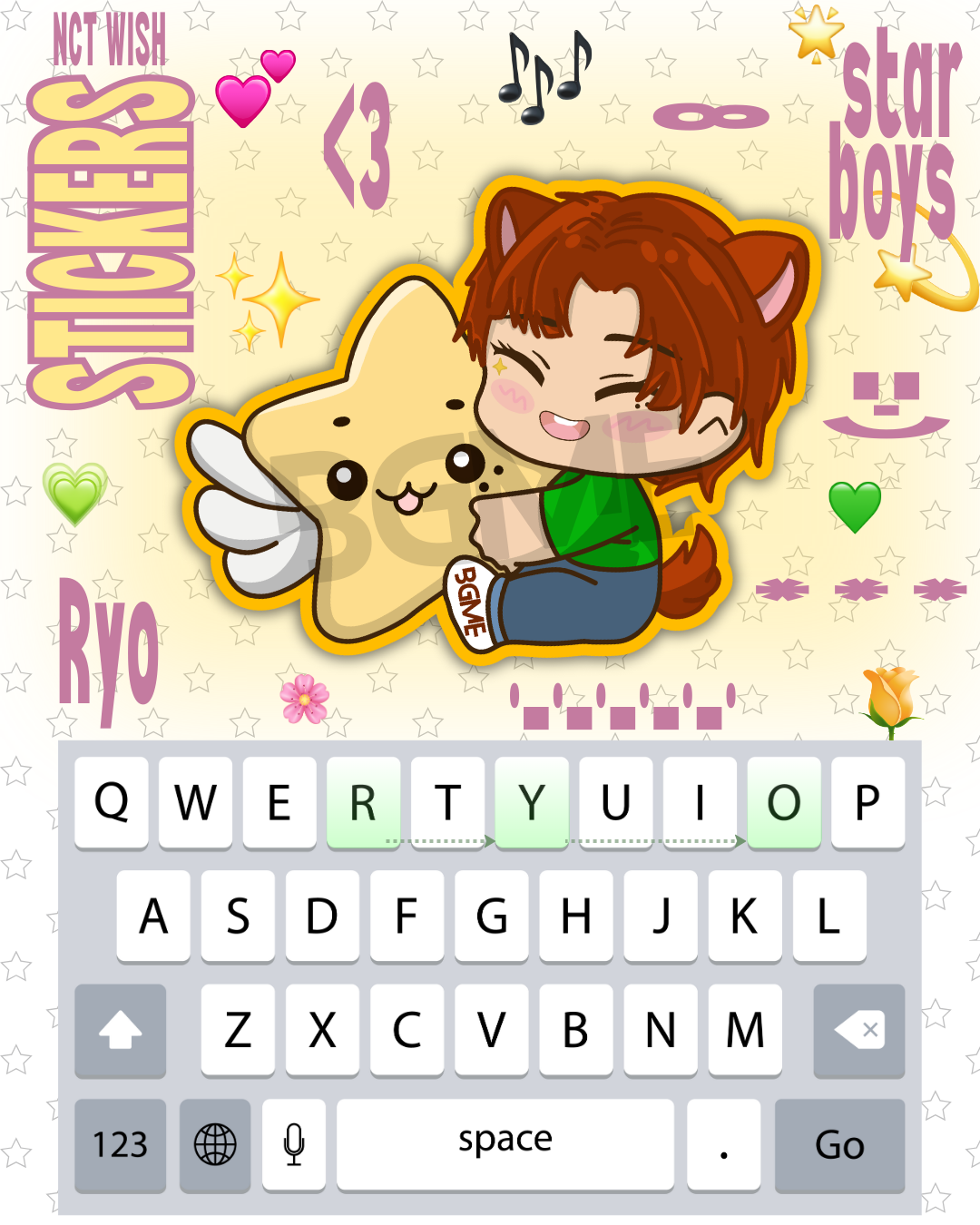 NCT WISH StarBoy Sticker