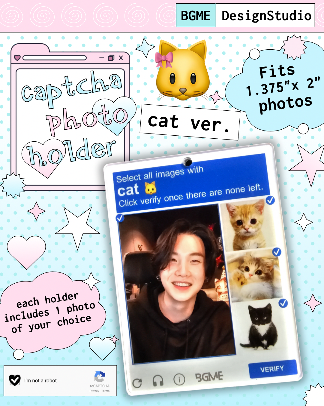 Captcha Photo Keychain