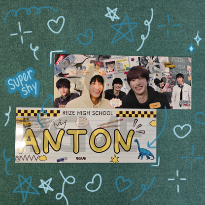 RIIZE Paper Slogan Banner