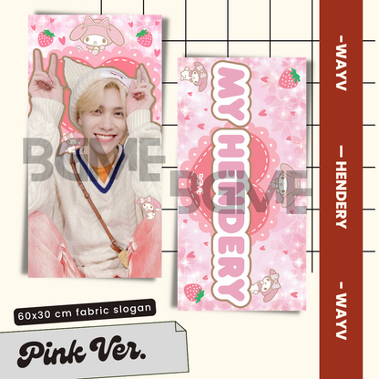 WayV Fabric Slogan