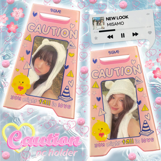 Caution PC Holder & Standee
