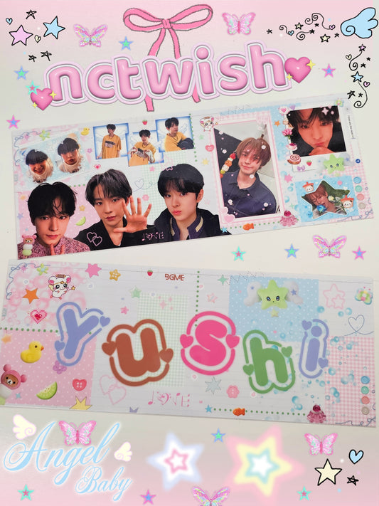 NCT Wish Paper Slogan Banner
