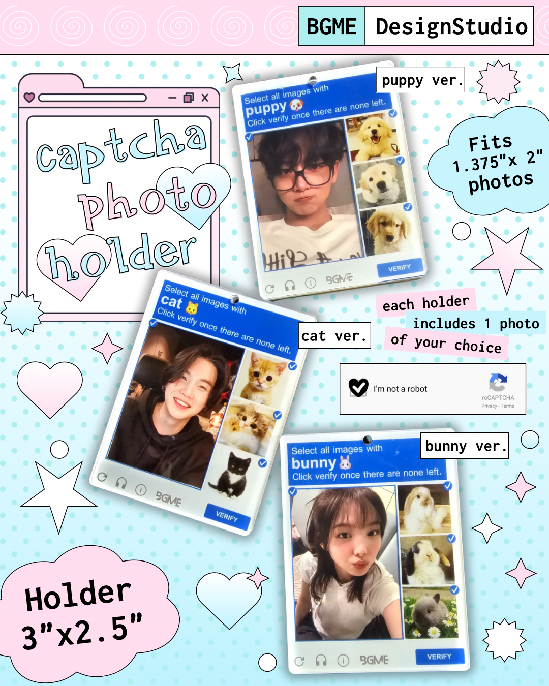 Captcha Photo Keychain