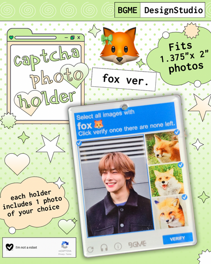 Captcha Photo Keychain