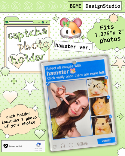 Captcha Photo Keychain