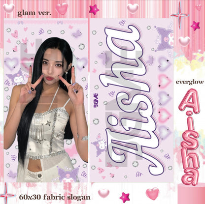 Everglow Fabric Slogan
