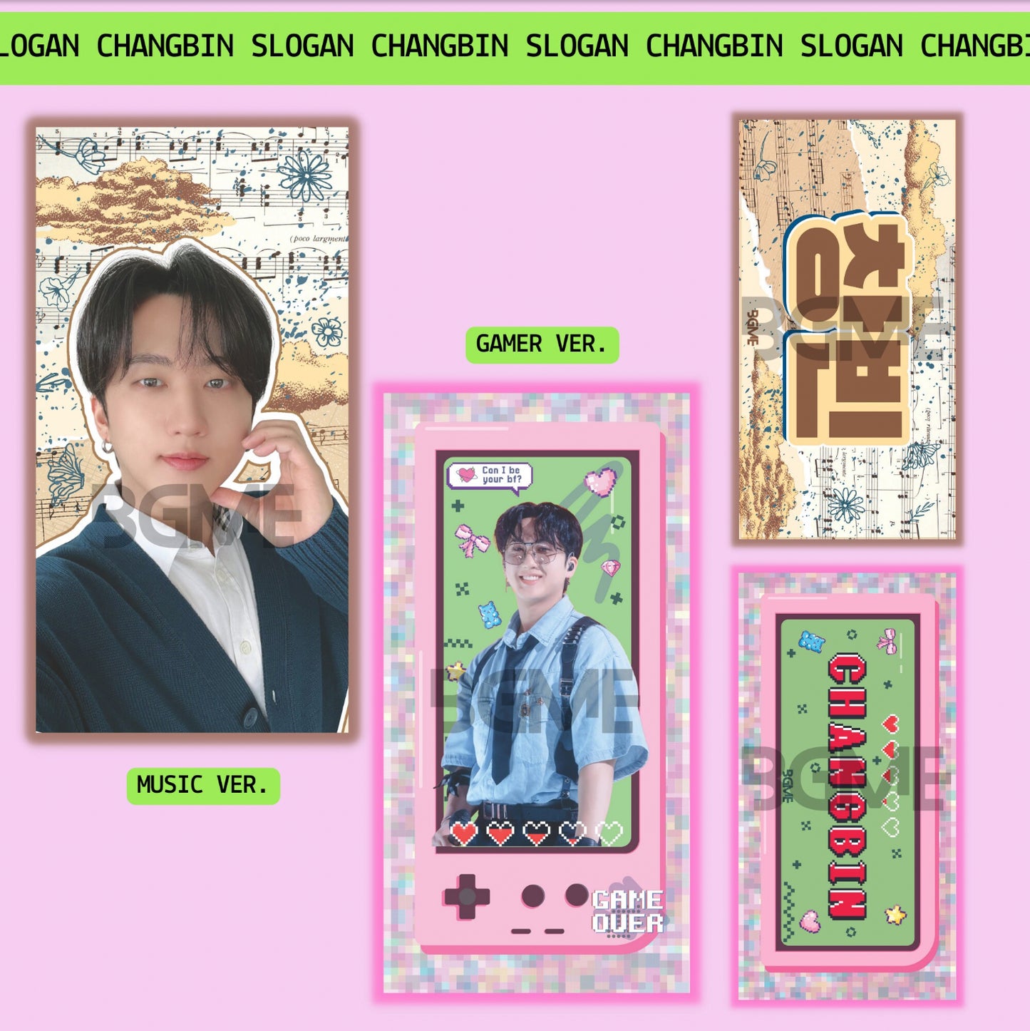 Stray Kids Fabric Slogan