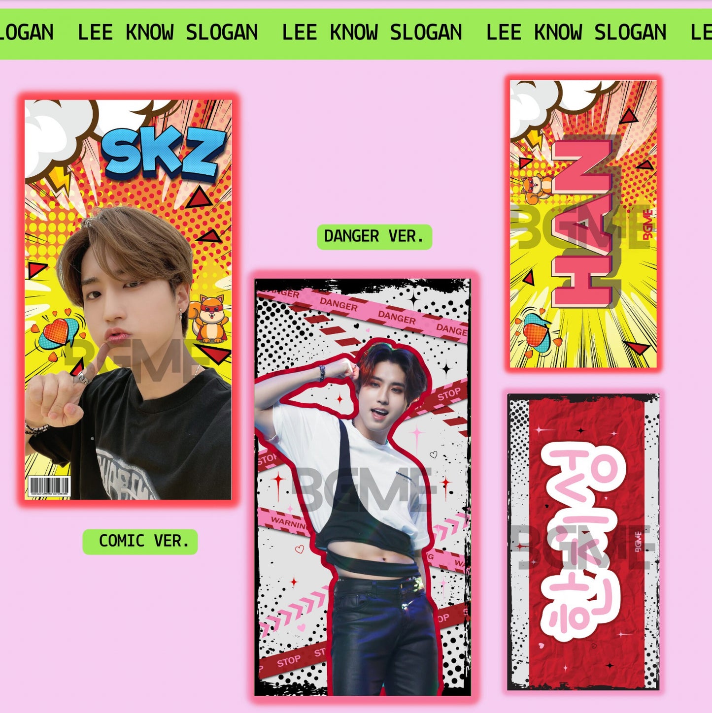Stray Kids Fabric Slogan