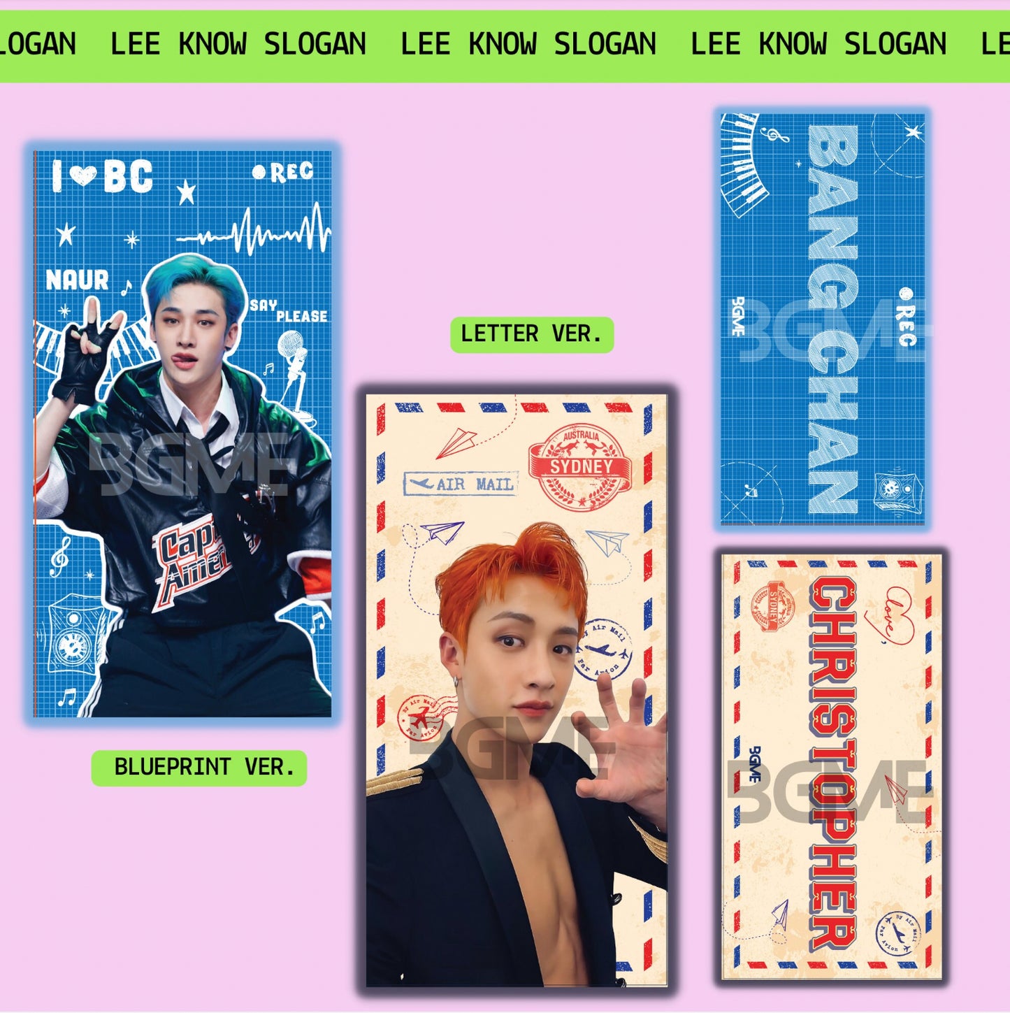 Stray Kids Fabric Slogan