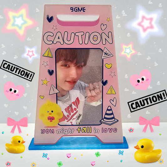 Caution PC Holder & Standee