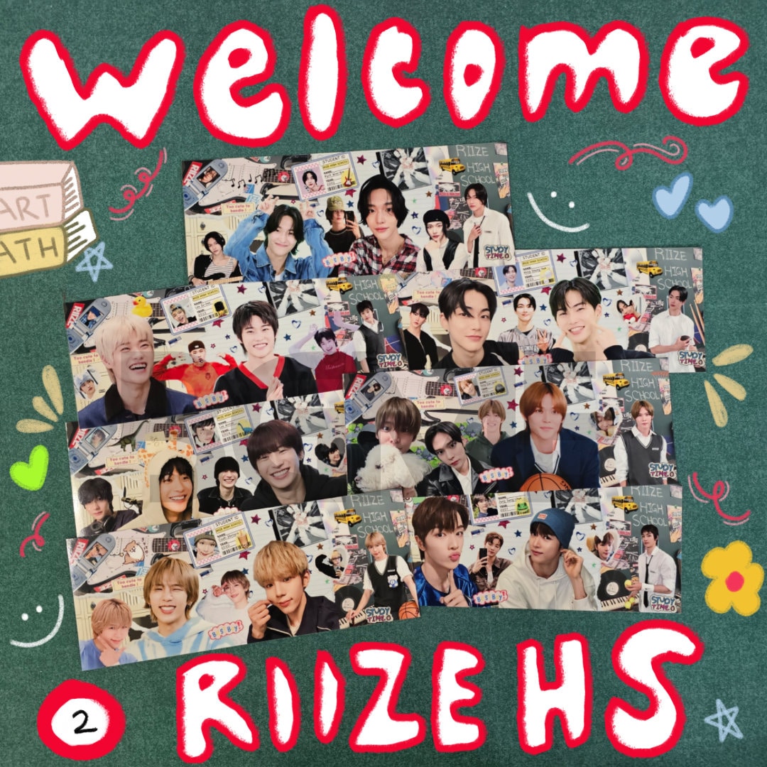 RIIZE Paper Slogan Banner