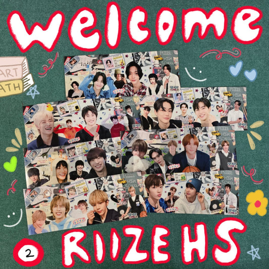 RIIZE Paper Slogan Banner