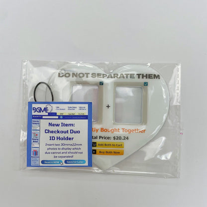 Checkout Duo Kpop ID Photocard Holder