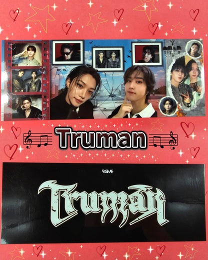 Stray Kids Duo Paper Slogan Banner