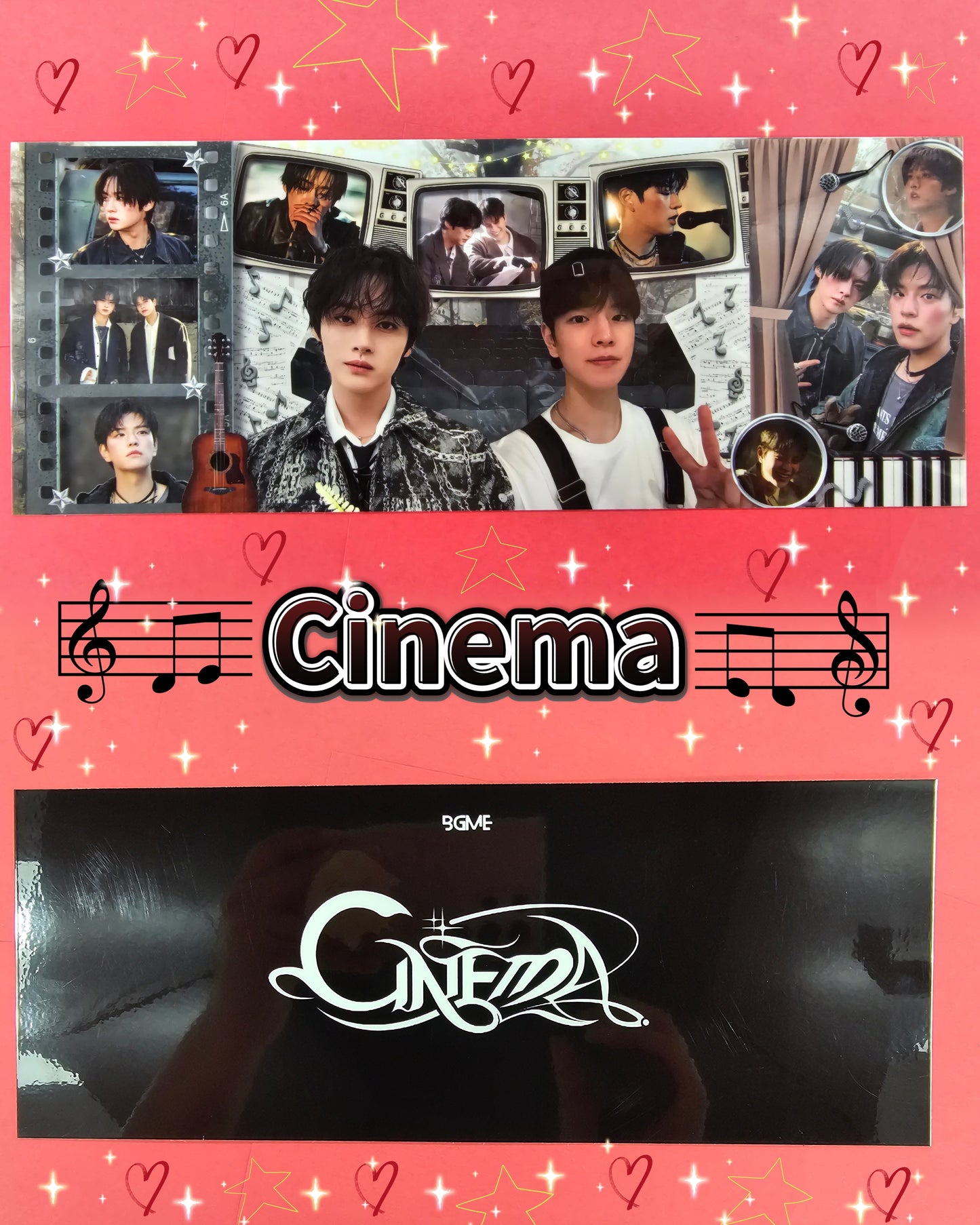 Stray Kids Duo Paper Slogan Banner
